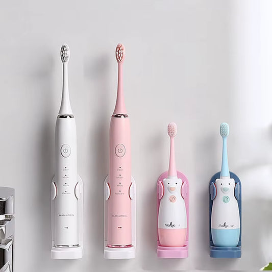 Adjustable Toothbrush Holder Electric Toothbrush Base Silicone Non-Slip Wall Mount Brush Body Rack Adapt 99%