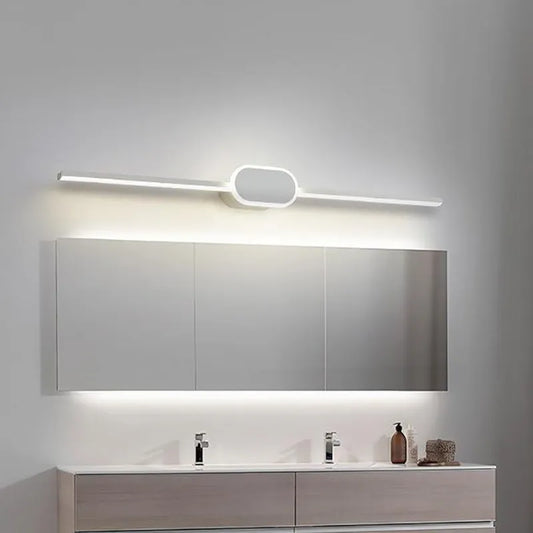 Modern LED Wall Lamps White Black Mirror Headlights Base Decor Walls Sconce for Bathroom Bedroom Living Room Indoor Lighting